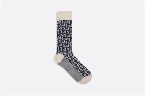 Christian Dior Chaussette Oblique Socks 